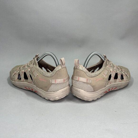 Skechers Reggae Fest 2.0 Sandals Women's Size 9.5 Tan Relaxed Fit Slip On Shoes - Picture 6 of 10